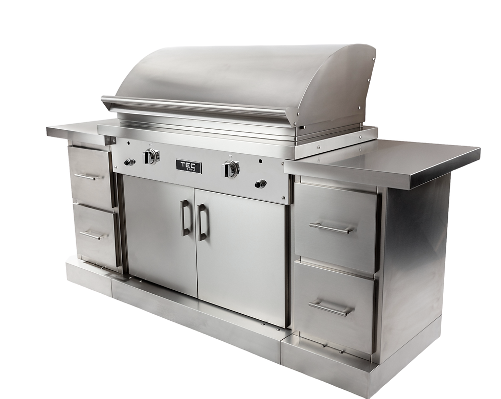 Thumbnail: TEC 79" Sterling Patio FR Grill on Island Base