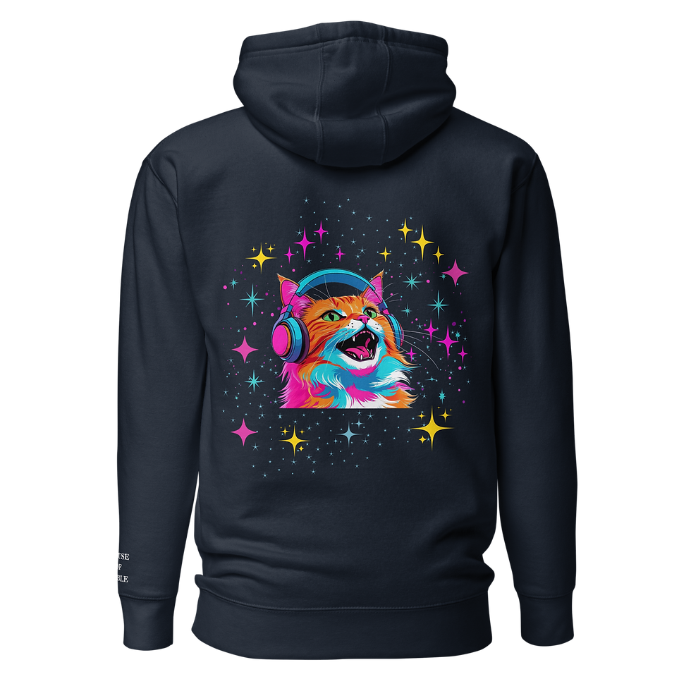 Thumbnail: Space Kitty Hoodie Unisex 