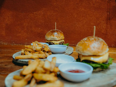 Burgers at Raindance Ometepe