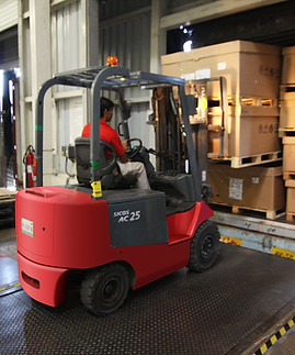 Gabelstapler Lieferung