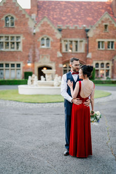 Thornewood Castle- Tiffany Stumpf Photography- Bride and Groom Sunset Photos