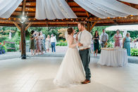 Cedar Springs Wedding. Bride and Groom first dance