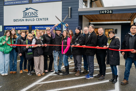 Ribbon-cutting at IRONS Design Build Center in Seattle