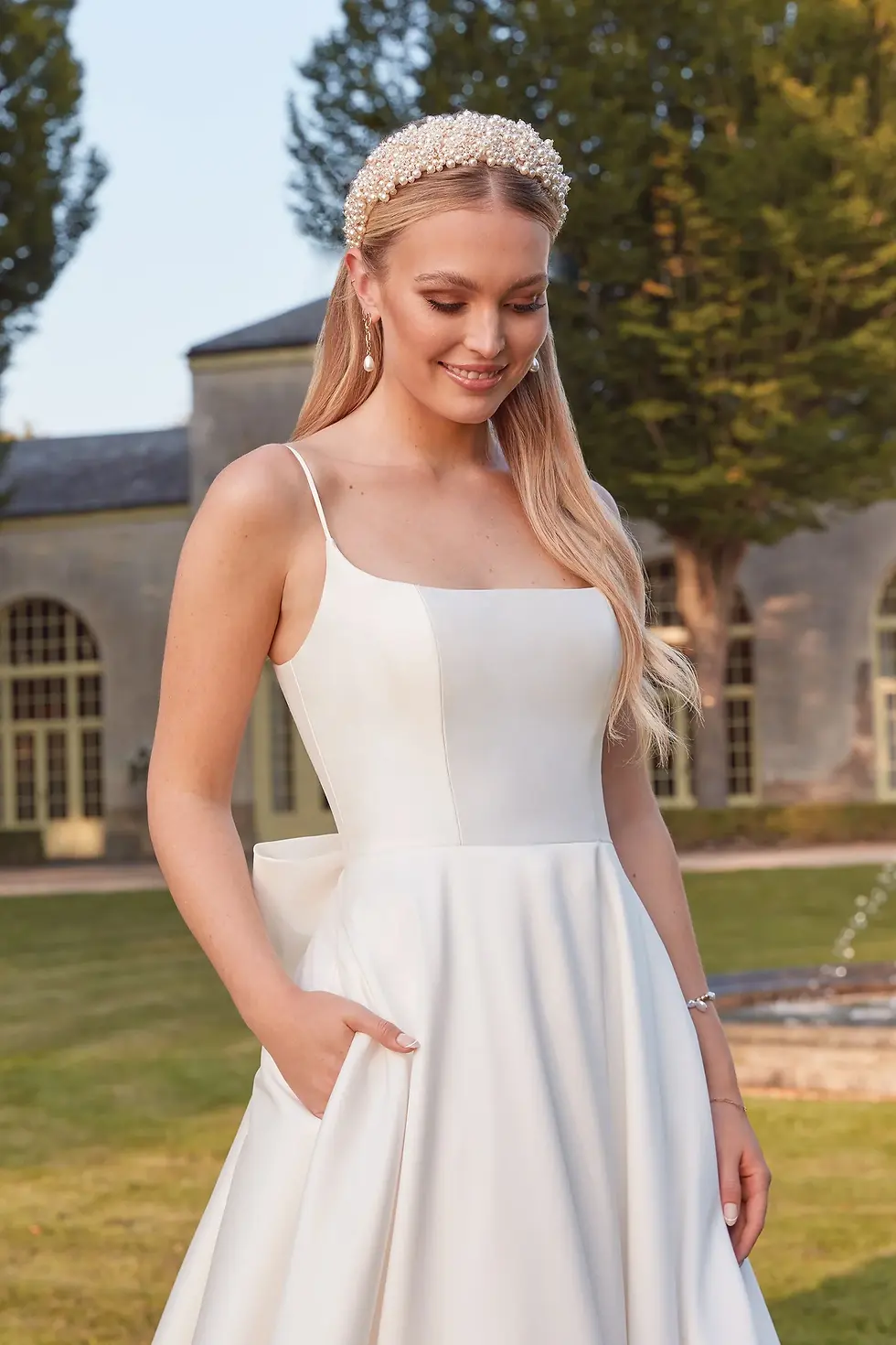 Thumbnail: Sincerity 44332 A-line Wedding Dress