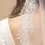 Thumbnail: Bride wearing Bow Two Tier Veil with lace details on elegant white dress.