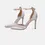 Thumbnail: Elegant high heels with ankle straps on a white background. Andsheloves
