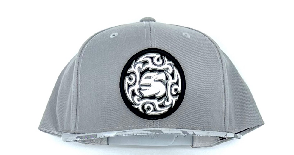 Celtic Grey Camo 3D Embroidery