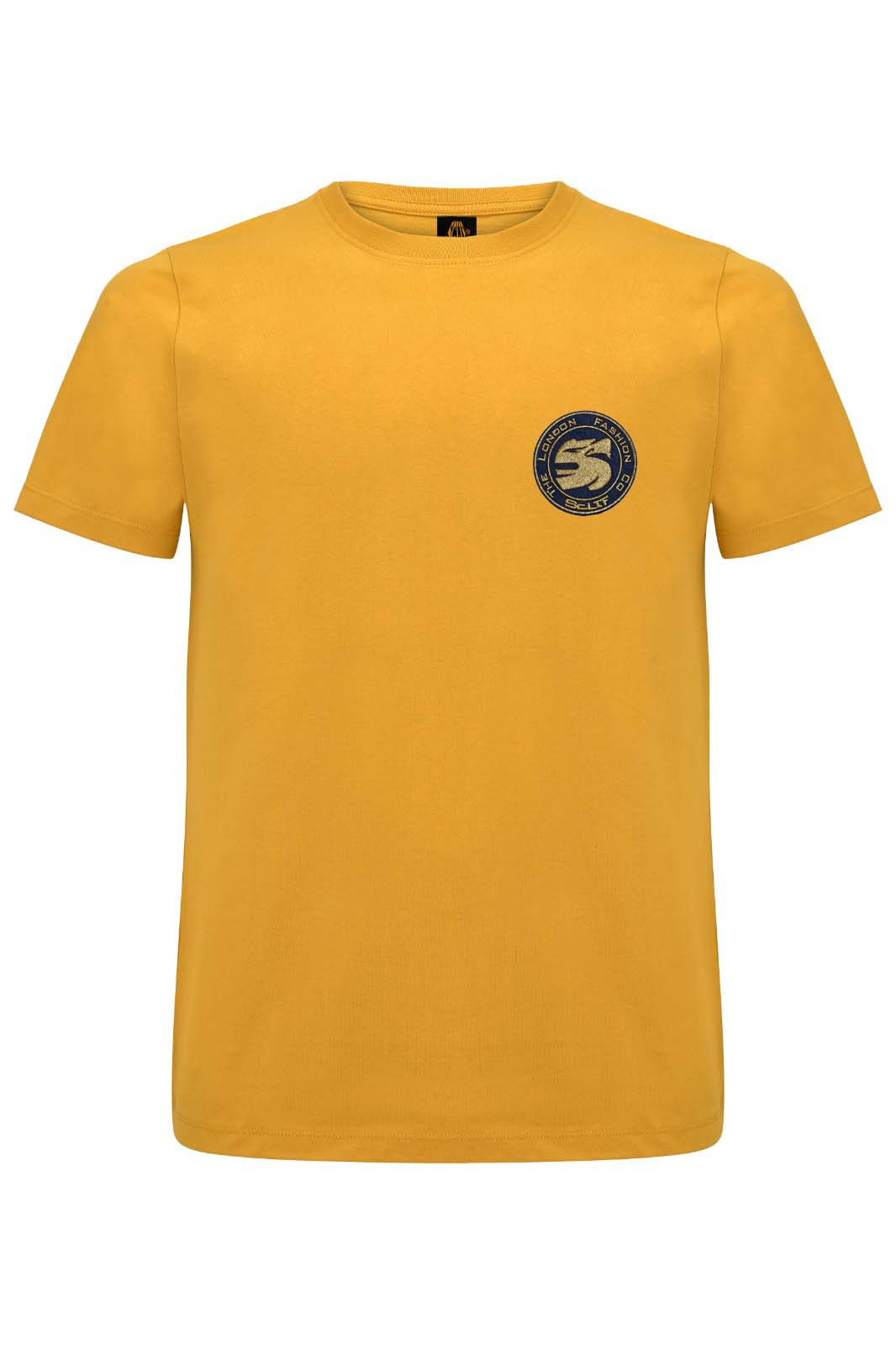 SCLIF TLFC Gold & Navy Embroidery T-Shirt