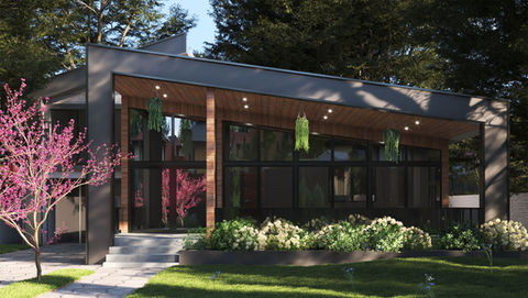 Modern Minimalist Villa with Nature Integration