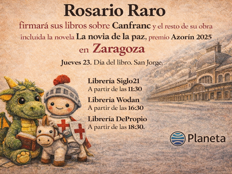 Día del libro. Zaragoza. Firmas
