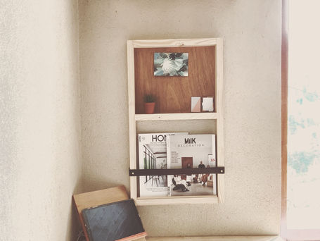 DIY - Un porte revues mural minimaliste