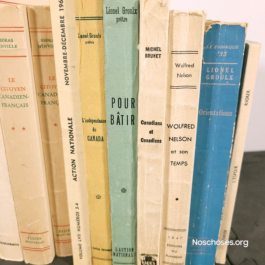 Miniature : Lot de volumes anciens de l'Abbé Lionel Groulx et autres auteurs