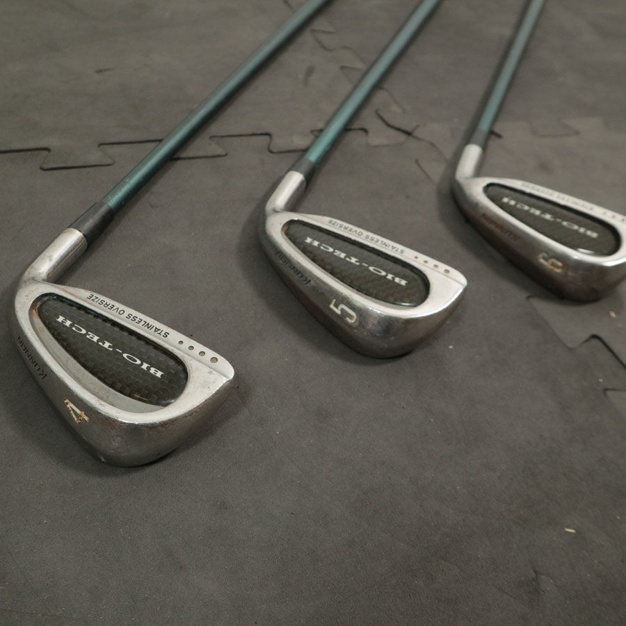 Miniature : 3 bâtons de golf droitier