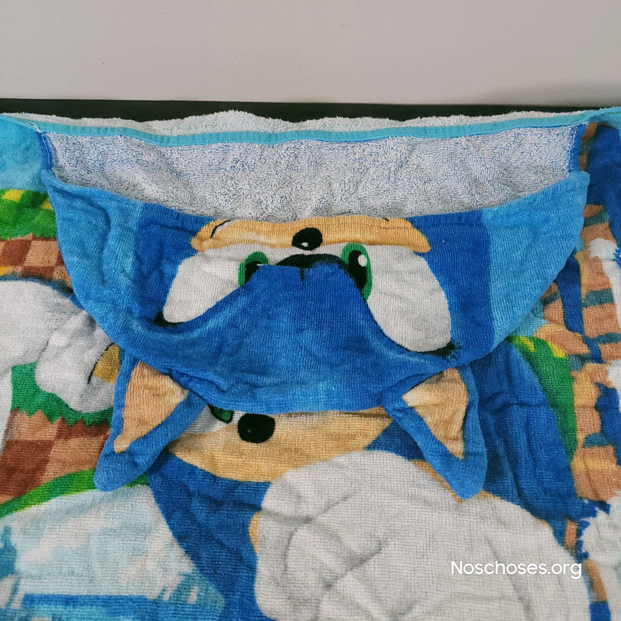 Miniature : Serviette avec capuchon Sonic