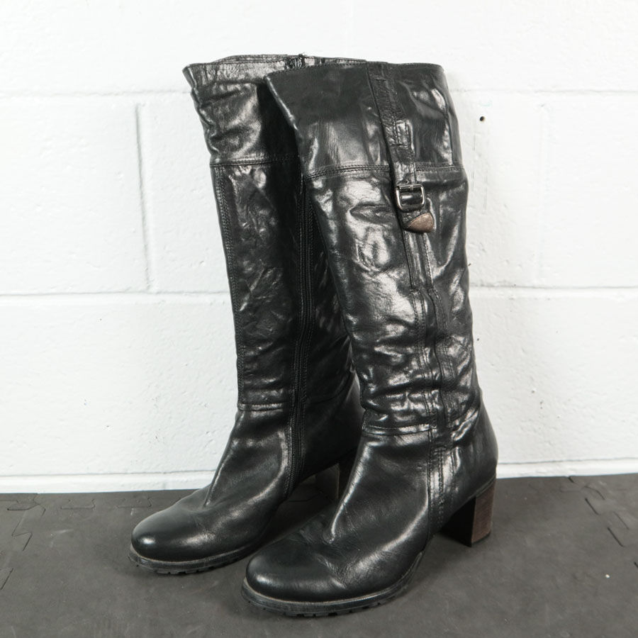 Bottes à talons doublés (gr. 10-11) femme