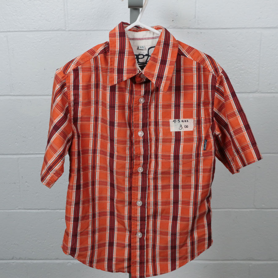 Chemise manches courtes (4-5 ans grand)