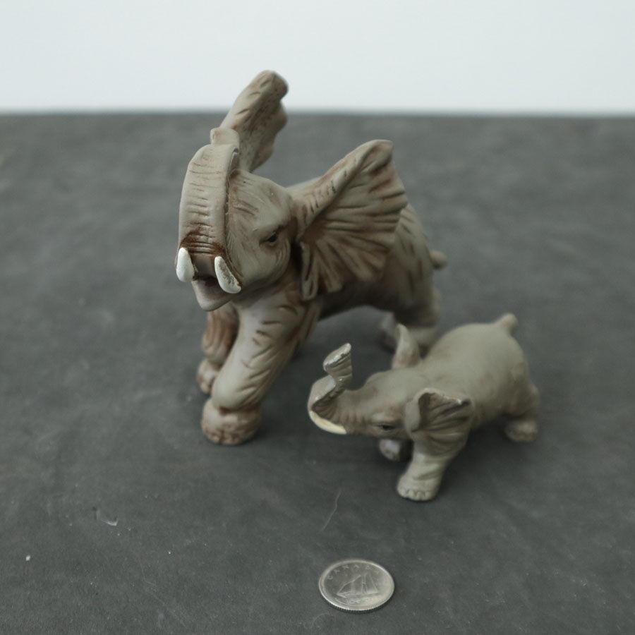 2 bibelots éléphants