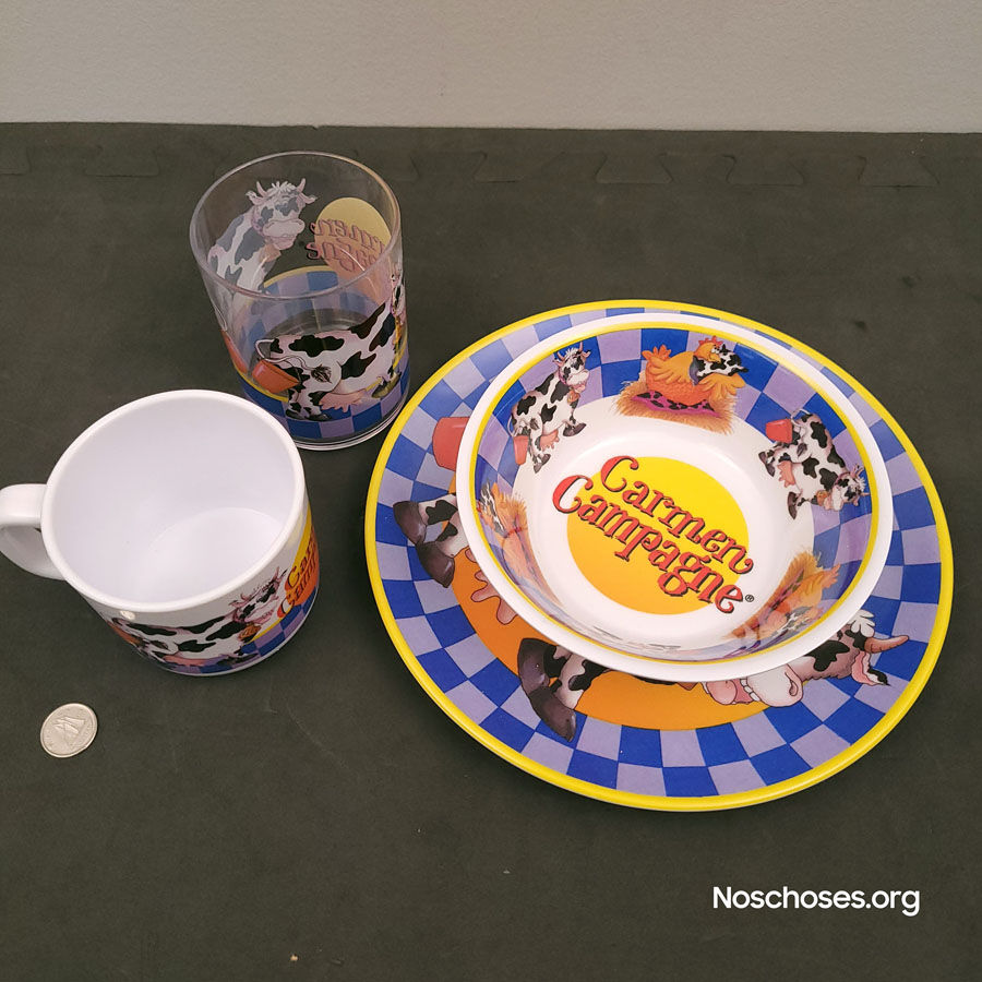 Miniature : Ensemble de vaisselle pour enfant Carmen Campagne des années 1990