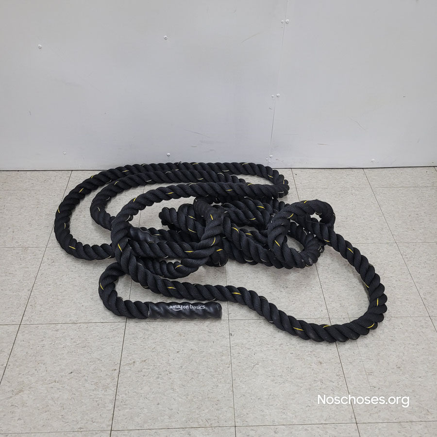 Corde pour entraînement fonctionnel, musculation et cardio (diamètre 1½")