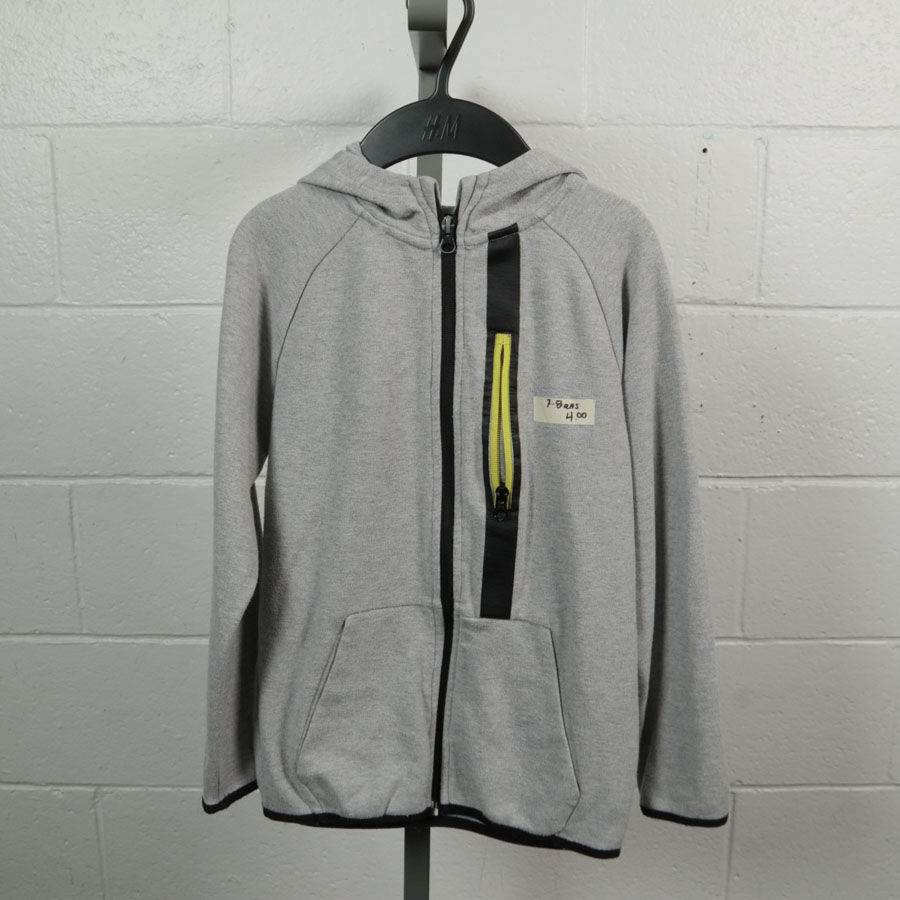 Veste à capuchon manches longues (7-8 ans)
