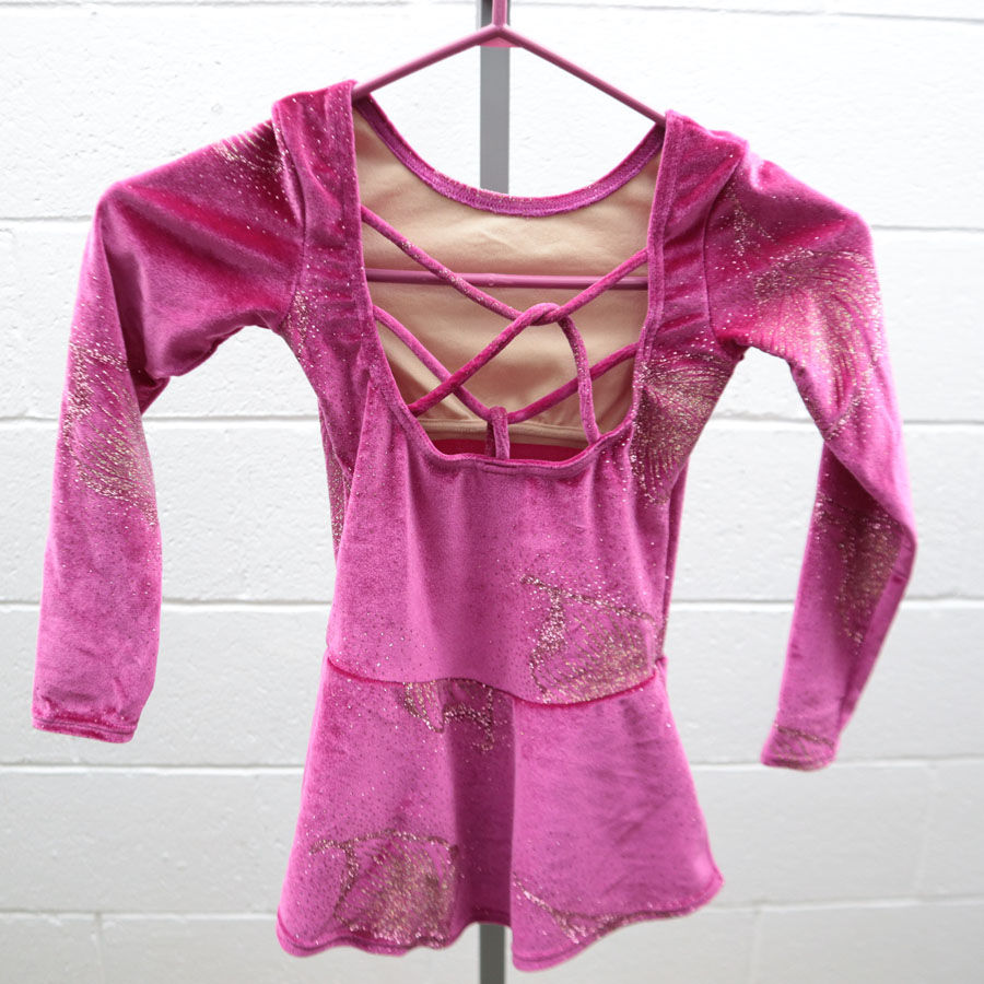 Miniature : Robe de patinage artistique avec collant (6x-7 ans)