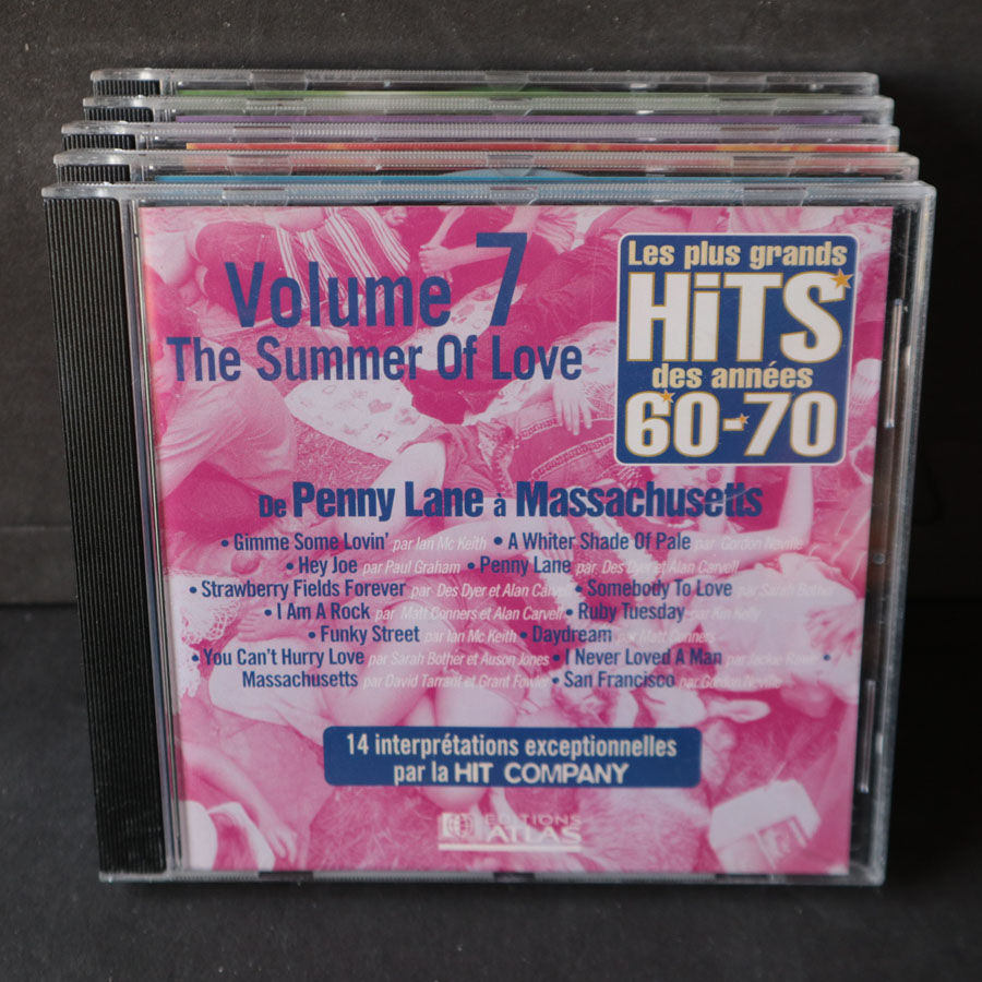 Miniature : Les plus grands hits des années 60-70 (5 CD's)