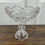 Thumbnail: Vintage Crystal Pedestal Fruit Bowl