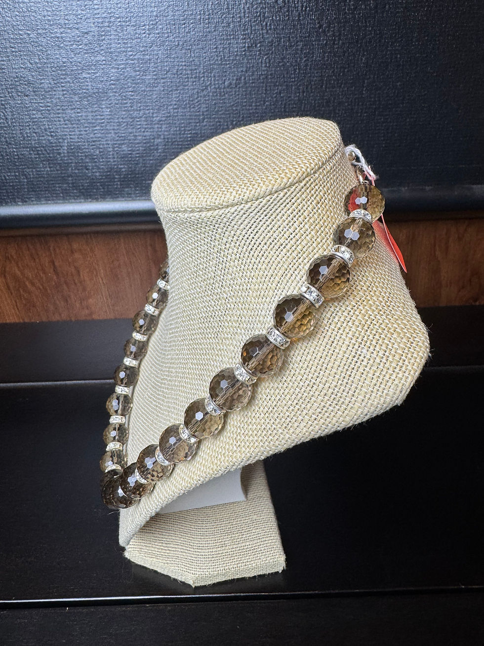 Thumbnail: Vintage Smokey Quartz Necklace