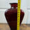 Thumbnail: Vintage Burgundy Red Glass Vase
