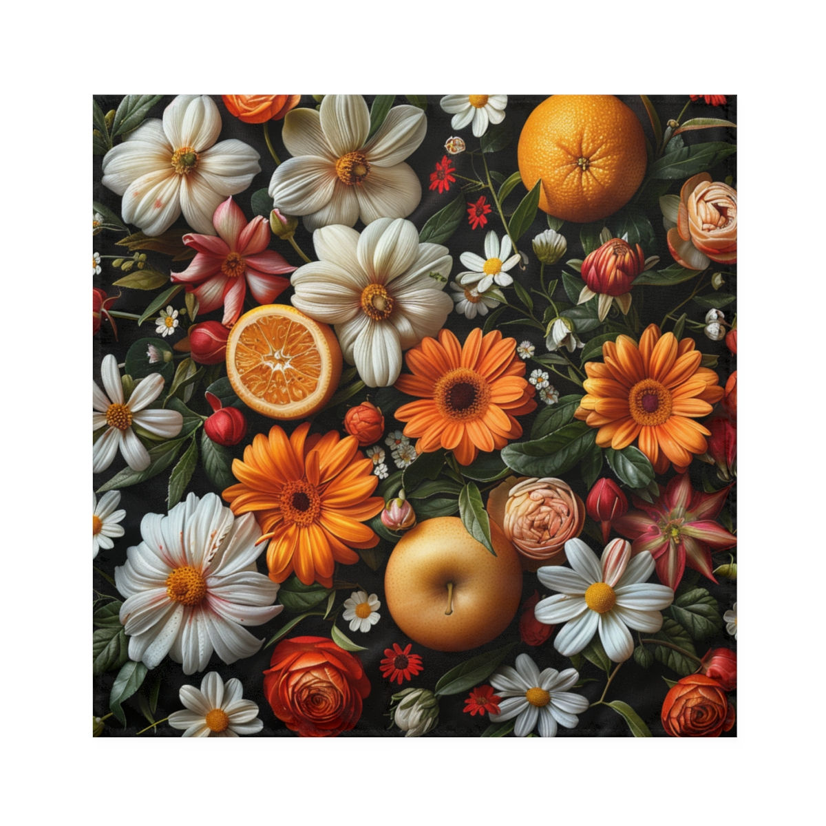 Flowers Dinner Napkins