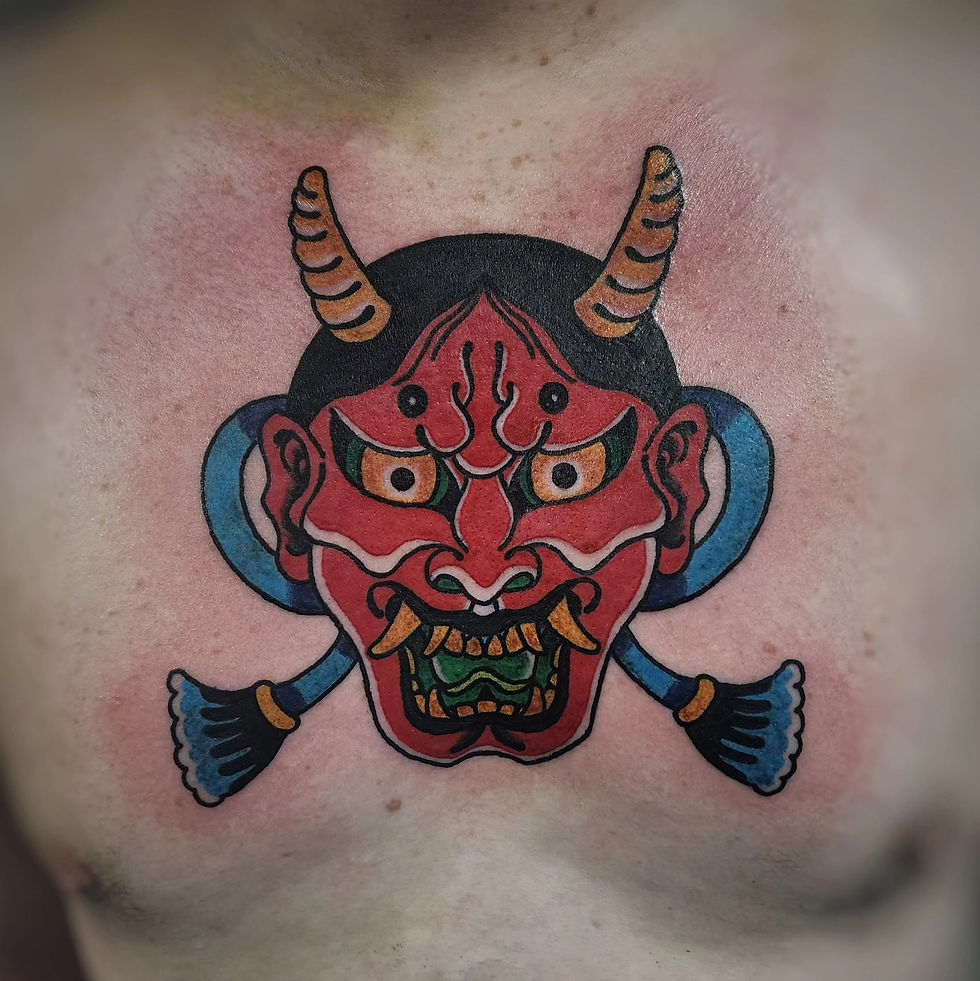 traditional japanese hannya mask