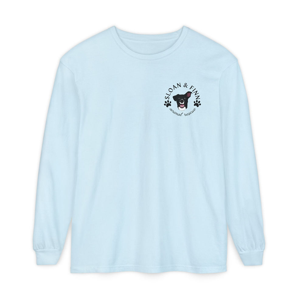Thumbnail: Sloan and Finn Animal Rescue Logo | Unisex Long Sleeve Tee