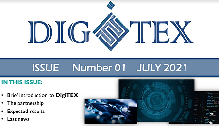 The 1st newsletter of the DIGITEX project has been published