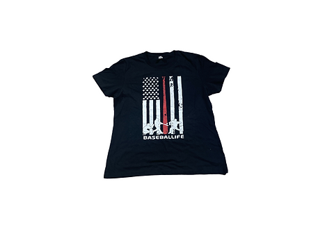 Baseball flag shirt hotsell