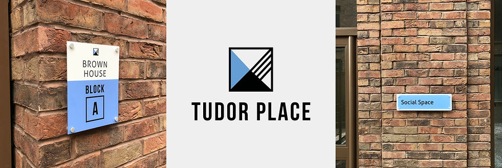 Tudor Place Student Accommodation Signage