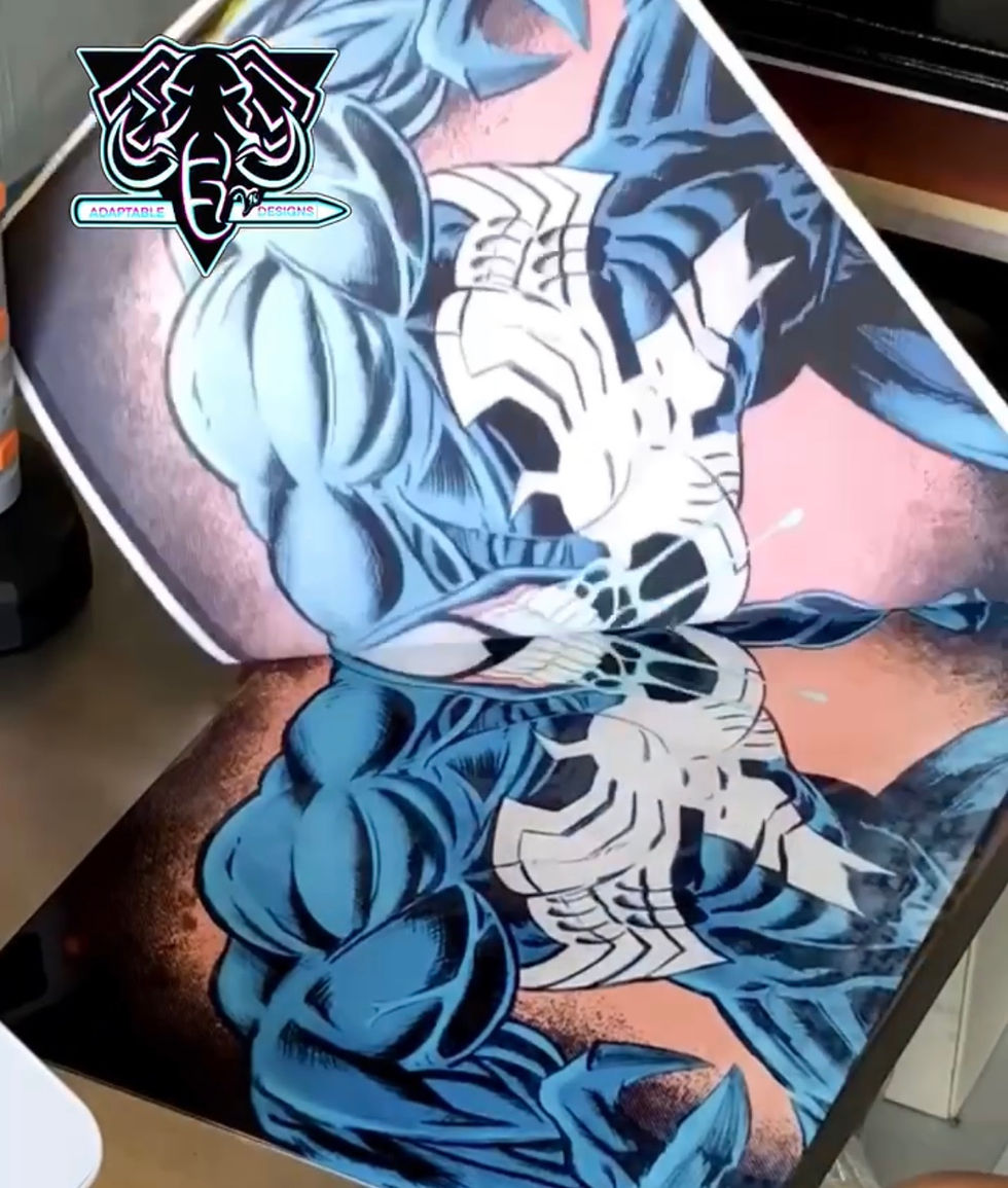 Thumbnail: RETRO VENOM mousepad sample