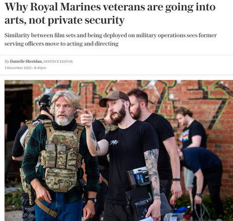 Why Royal Marines are going into the Arts