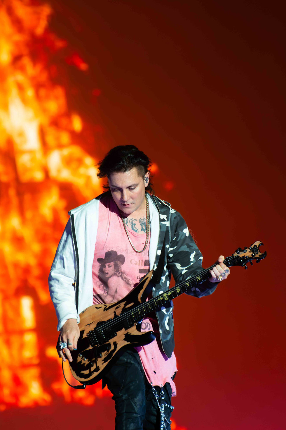 Synyster Gates from Avenged Sevenfold at Rock in Rio Brazil 2024