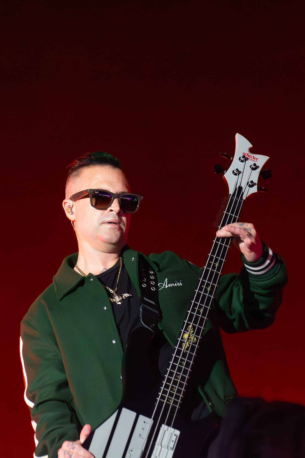 Johnny Christ from Avenged Sevenfold at Rock in Rio Brazil 2024