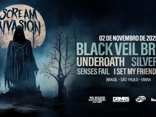 SCREAM INVASION: festival com Black Veil Brides, Underoath, Silverstein, Senses Fail e I Set My Friends On Fire é anunciado no Brasil