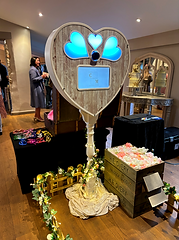 The Story Rustic Heart Photobooth