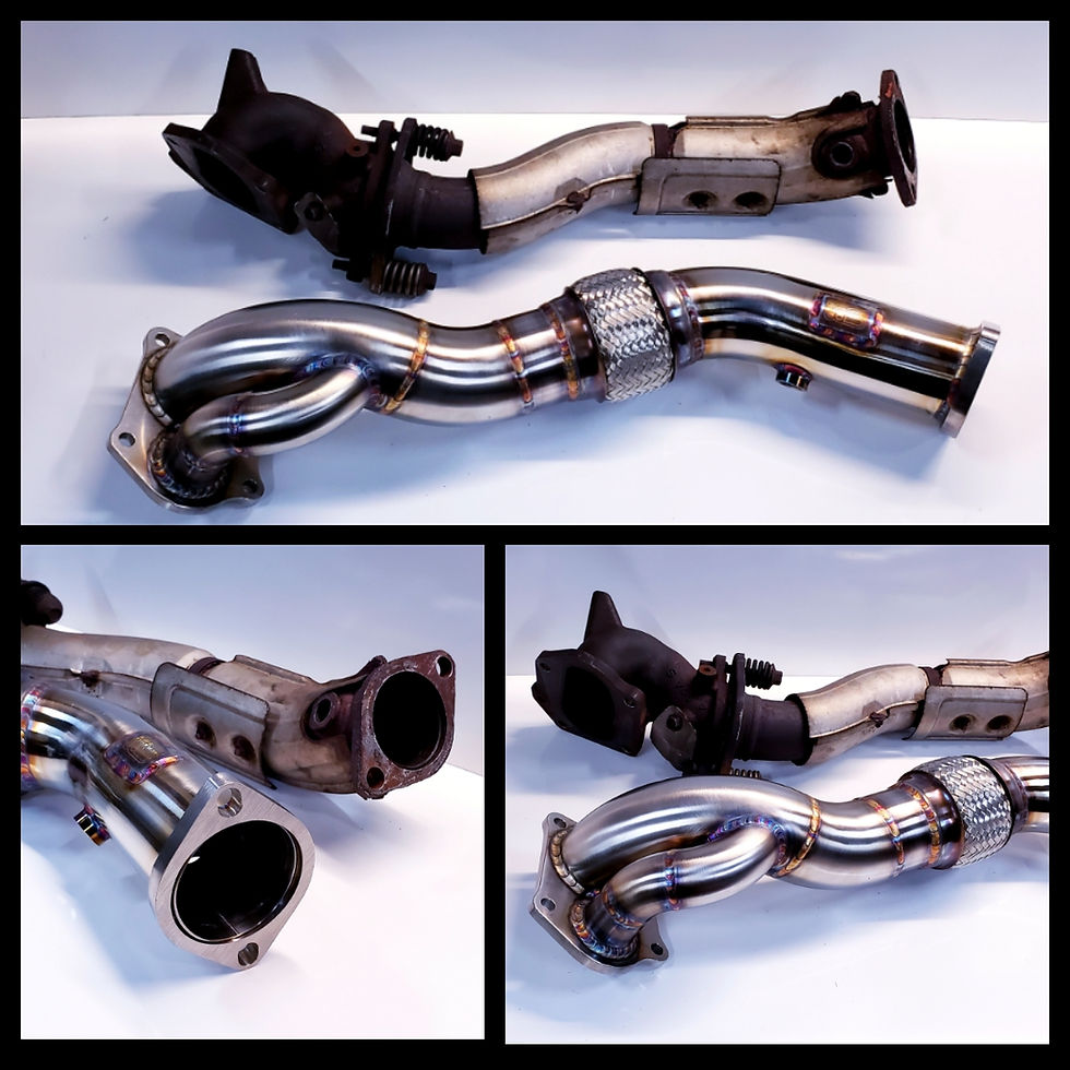 Thumbnail: Strictly Modified Ralliart 02 Eliminator Downpipe Open Dump & Recirculated