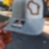 Custom Wisconsin Leatherette Patch Hats
