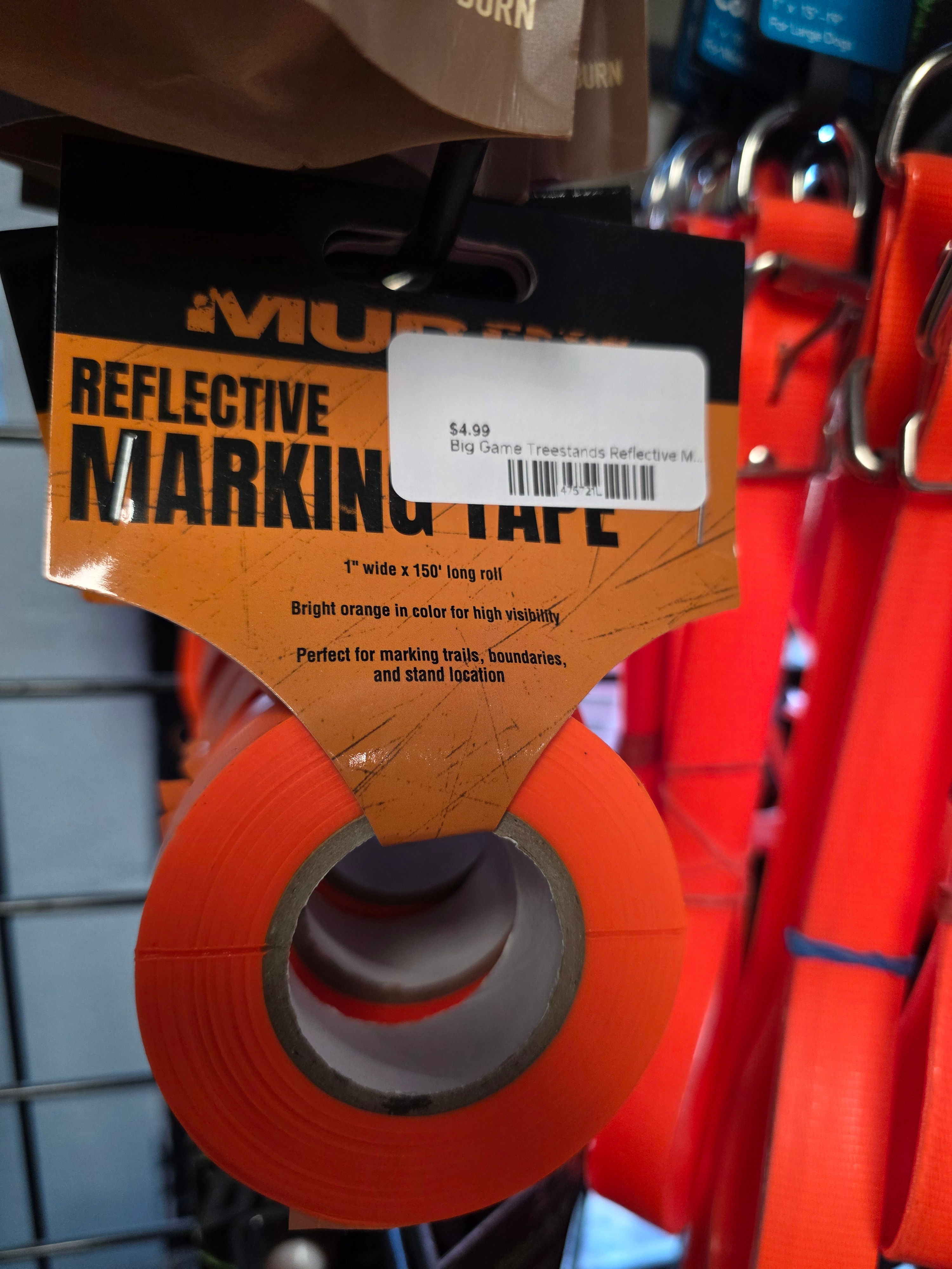 Mudd reflective tape 1"×150'
