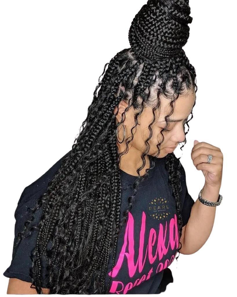 Bohemian Knotless Braids