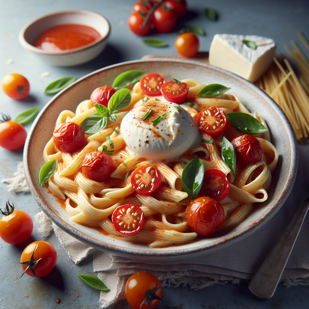 Fresh and Creamy Spaghetti 