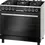 Thumbnail: BOSCH SERIE 8 | 90CM FREESTANDING GAS / GAS COOKER | BLACK HYBRID FUNCTION