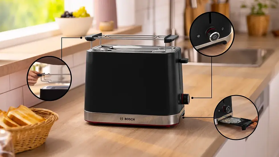 Thumbnail: Bosch Compact 2 Slice Toaster MyMoment 950W