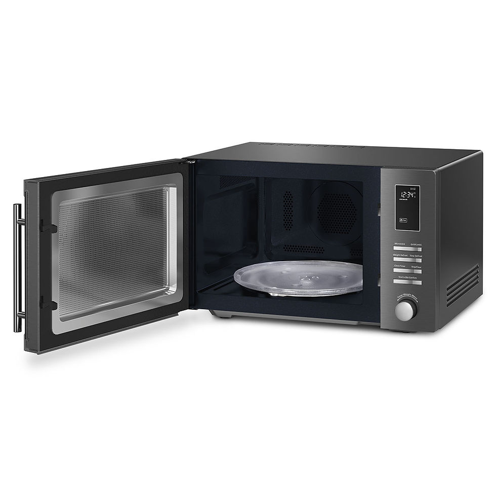 Thumbnail: SMEG - 60CM MICROWAVE OVEN DARK INOX