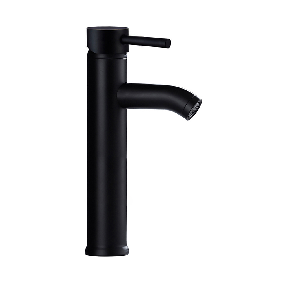 B SERIES - Tall basin mixer tap (Blackened Brass)